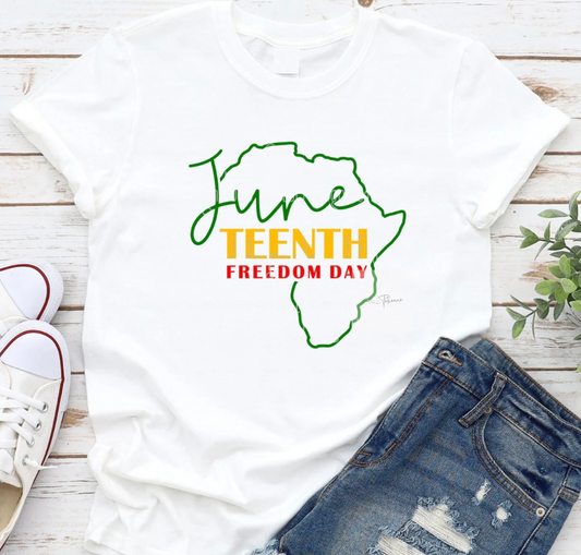 Juneteenth Freedom Day Tee