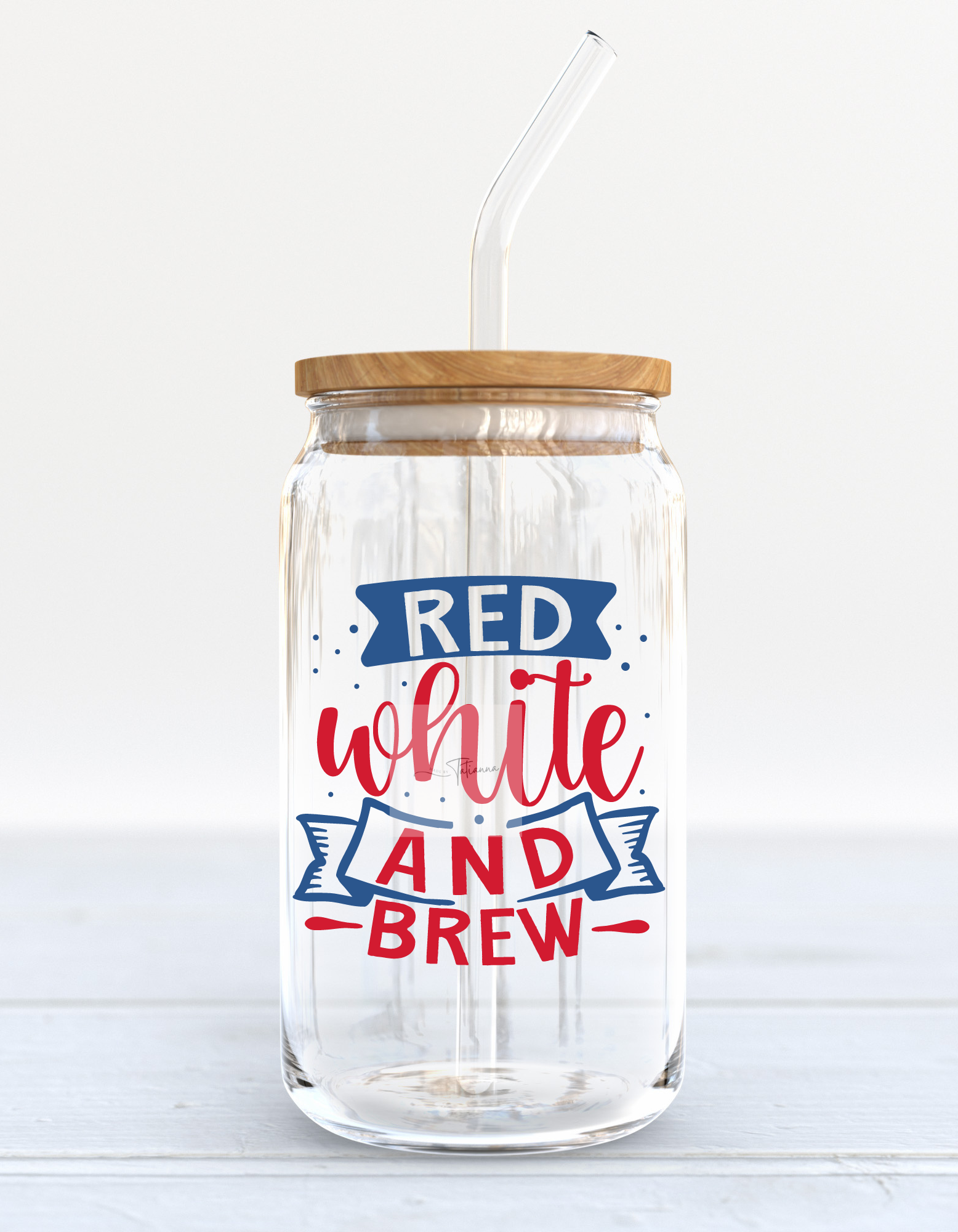 Made by Tatianna red white and brew wholesale glass can |  Made by Tatianna