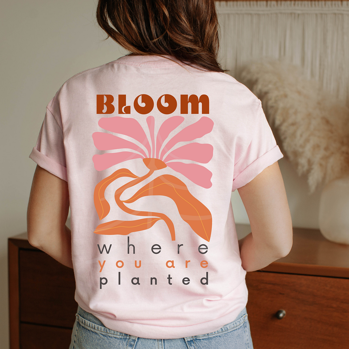 Made by Tatianna bloom where you are planted inspirational tee | Made by Tatianna