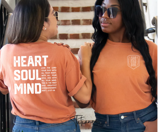 Heart Soul Mind Tee