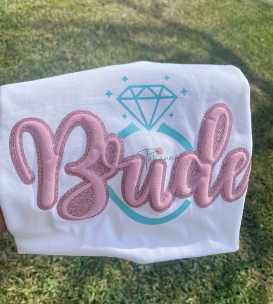 Made by Tatianna Bride Puff Vinyl Tee | Made by Tatianna