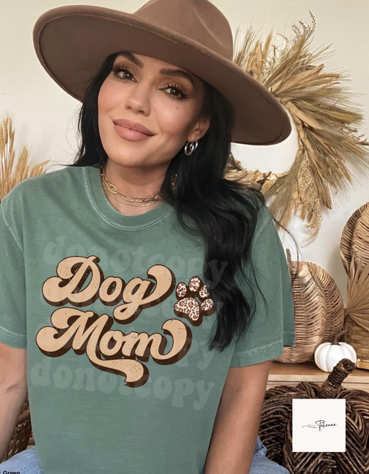 Dog Mom Leopard Print