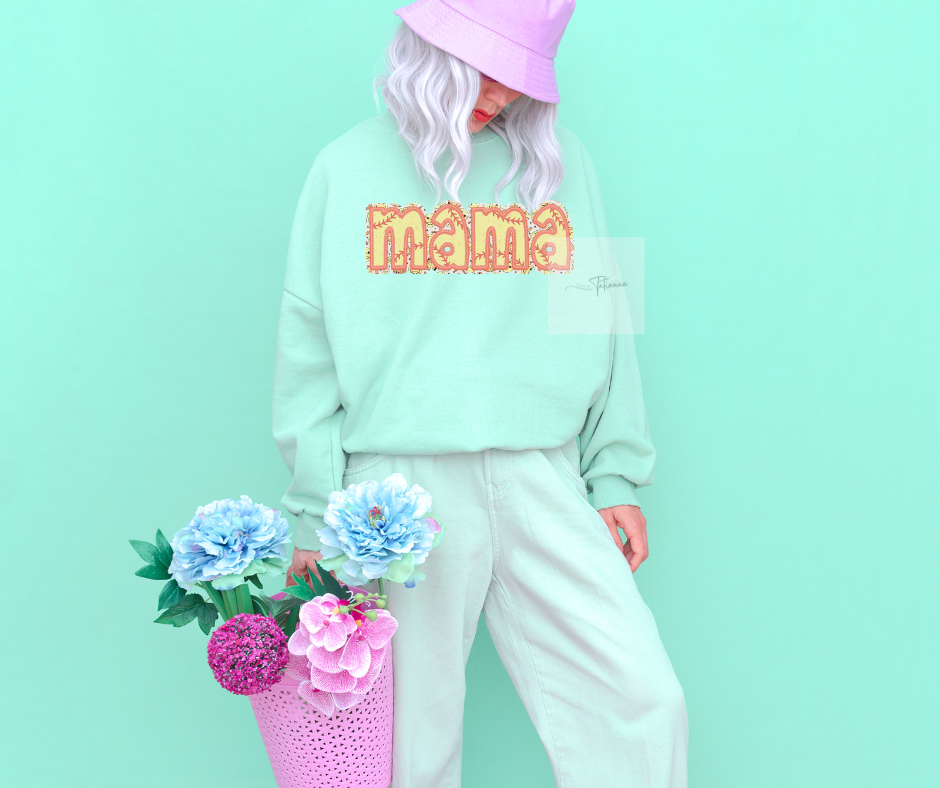 Made by Tatianna softball mama crewneck  | Made by Tatianna