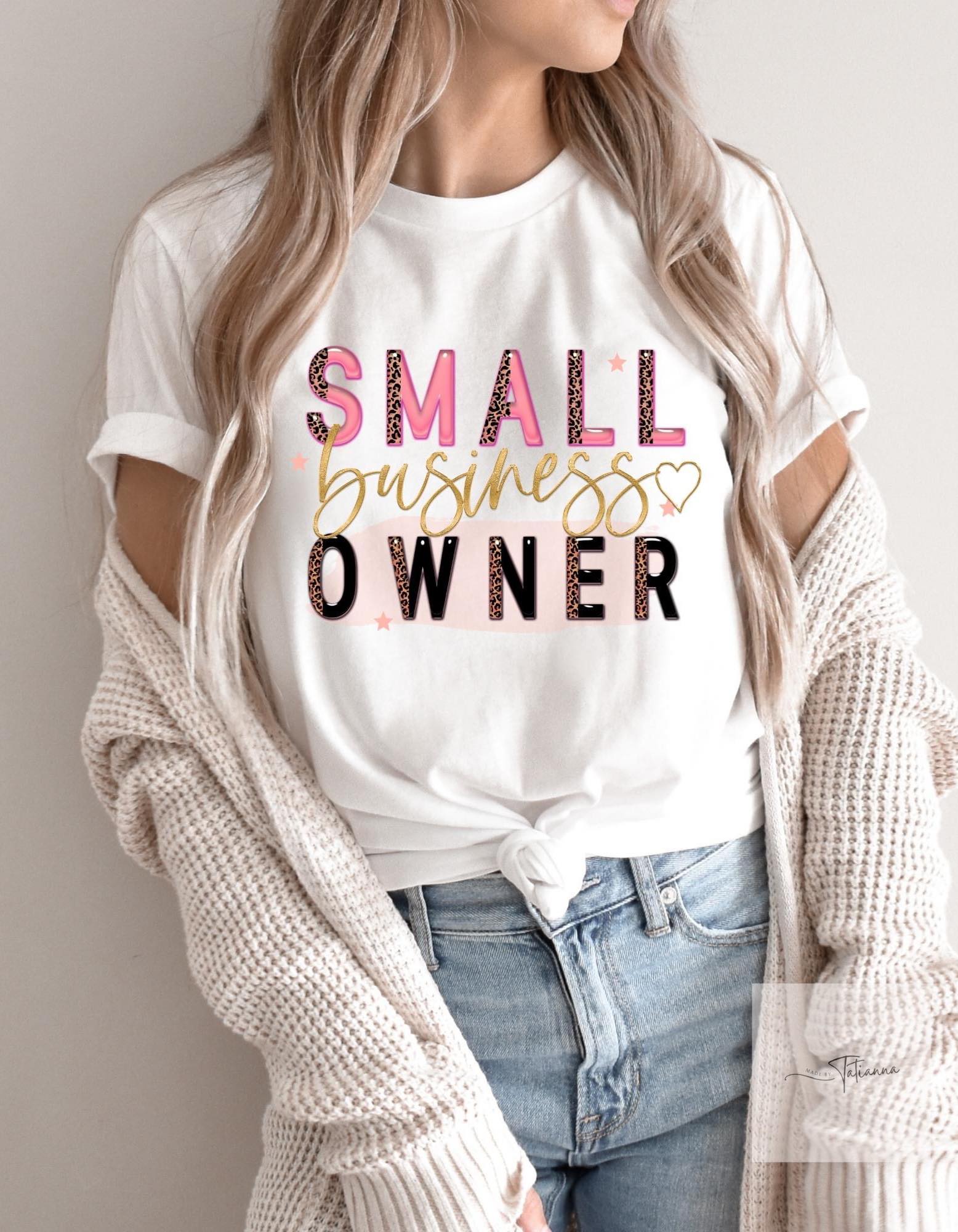 Made by Tatianna Small business owner leopard tee | Made by Tatianna