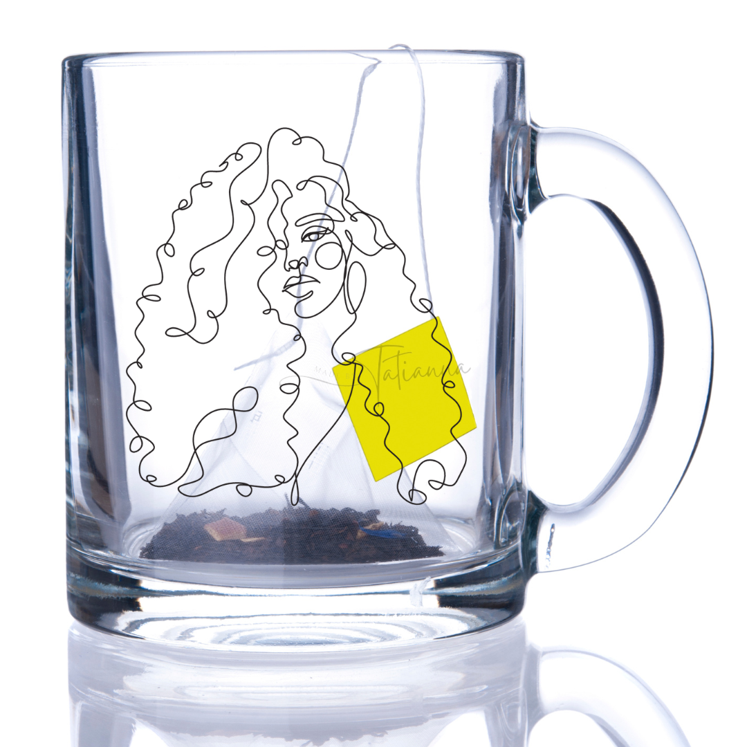 Made by Tatianna Outlined woman 13oz mug | Made by Tatianna